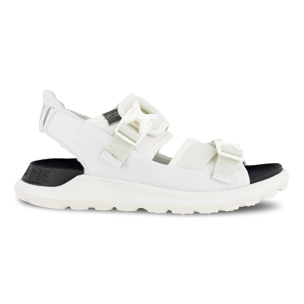 ECCO Womens Sandals White - Exowrap 2S Buckle - JVF-156983